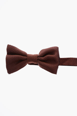 Pin Point silk bow tie
