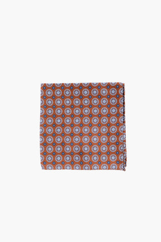 suzani patterned silk pocket square