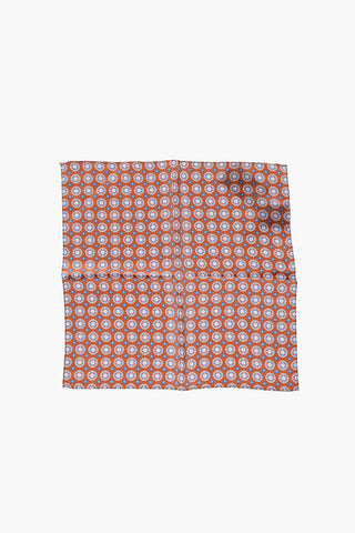 suzani patterned silk pocket square