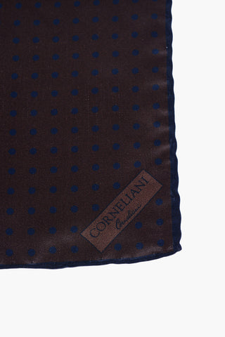 polka dots silk pocket handkerchief
