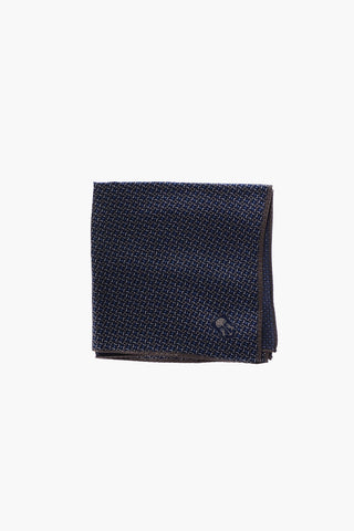 abstract patterned silk pocket square
