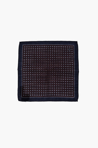 Fazzoletto Da Taschino a Fantasia Herringbone e Pois