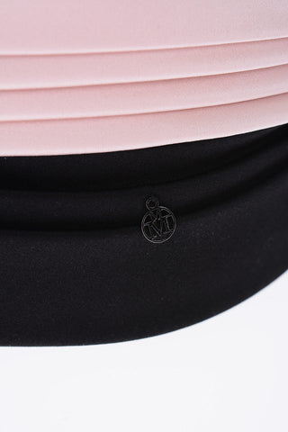 Two-Tone Pleated Silk Head Band