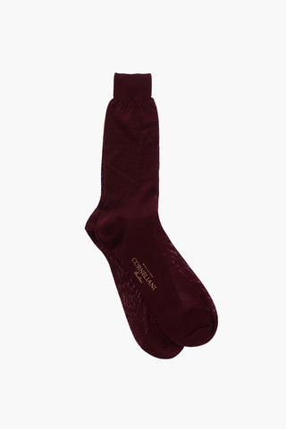 Solid Color Virgin Wool Long Socks
