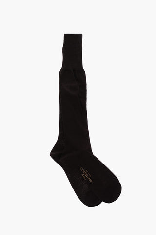 Solid Color Virgin Wool Long Socks