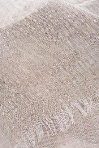 Lurex Flax and Silk Foulard
