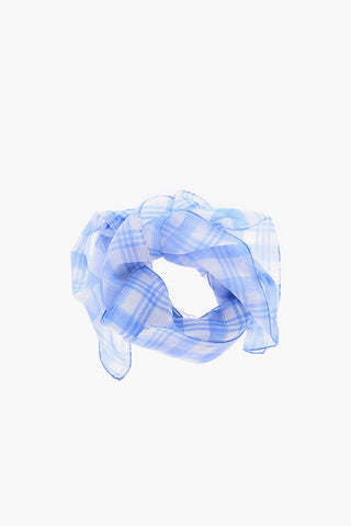 CC COLLECTION checked two-tone foulard