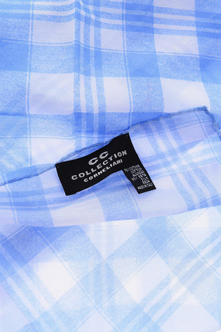 CC COLLECTION checked two-tone foulard