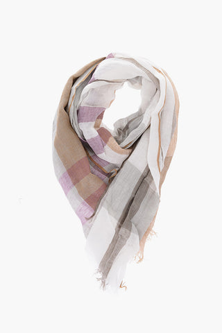 Foulard ANTIGUA in Lino con Frange
