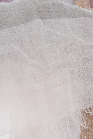 Foulard ANTIGUA in Lino con Frange