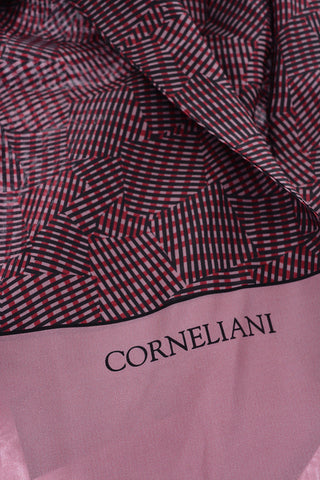 abstract printed Silk Foulard