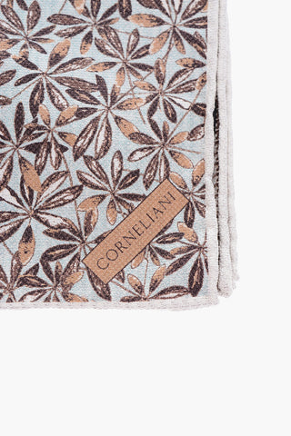 Double Patterned Silk Square Pocket
