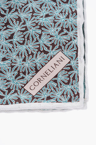 double patterned silk SALIA pocket square