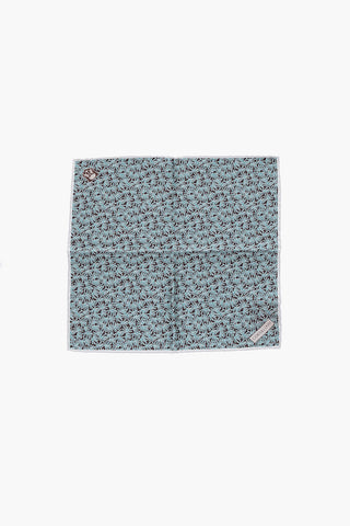 double patterned silk SALIA pocket square