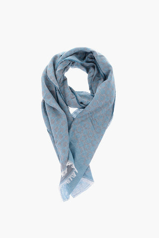 Foulard Ricamato con Frange