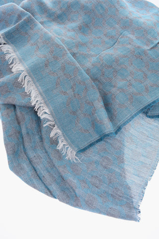 Foulard Ricamato con Frange