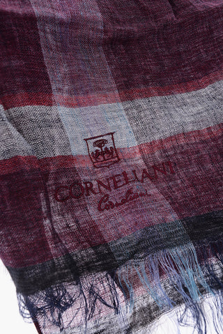 Foulard a Quadri in lino
