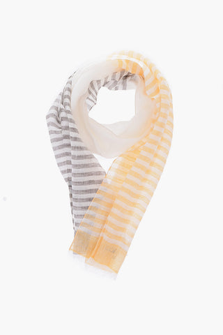 Foulard A Righe Awning in Lino