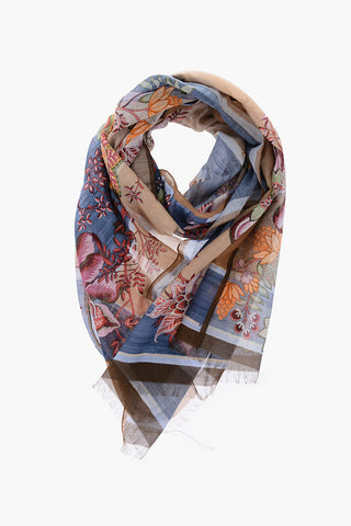 CC COLLECTION Floral-Patterned Foulard
