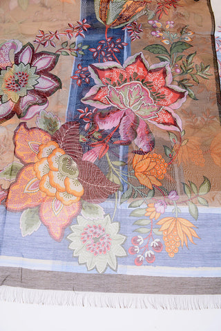 CC COLLECTION Floral-Patterned Foulard