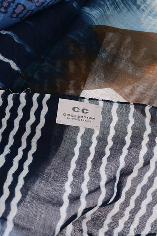 CC COLLECTION Printed Cotton and Silk Foulard
