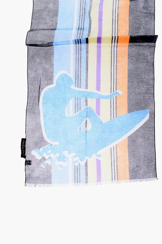 TREND Foulard a righe Barcode