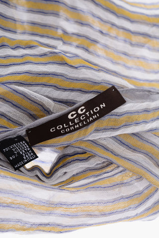 CC COLECCTION Striped Foulard 