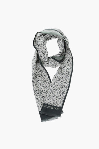 double patterned silk foulard