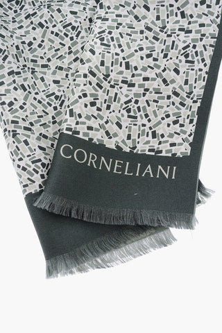 double patterned silk foulard