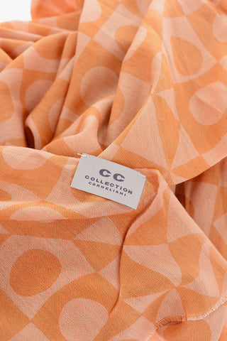 CC COLLECTION lane's net Motif Foulard 