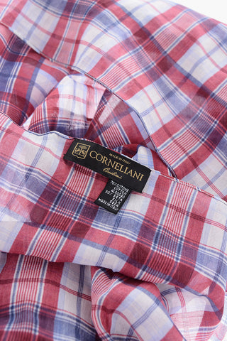 tartan cotton and silk foulard
