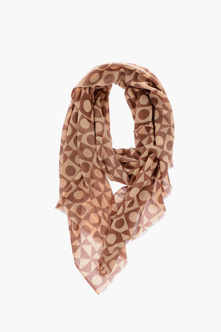 CC COLLECTION lane's net Motif Foulard 