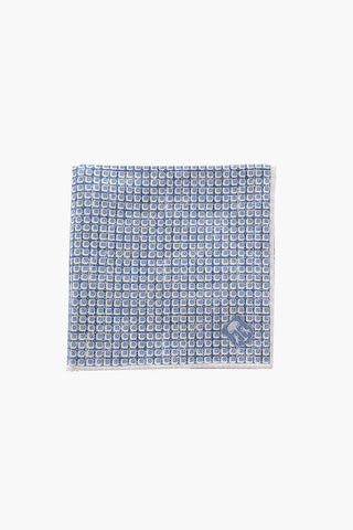 double patterned PANAMA silk pocket square