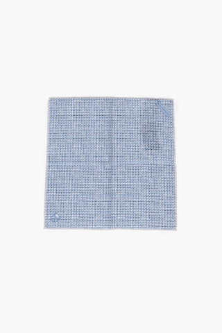 double patterned PANAMA silk pocket square