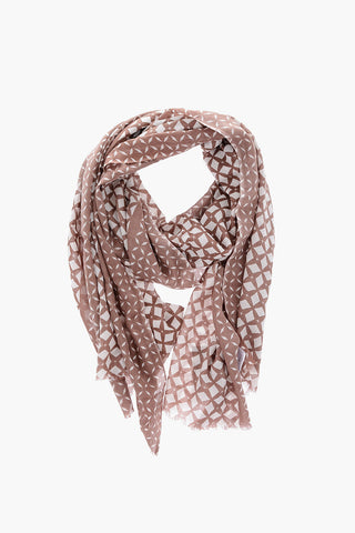 CC COLLECTION lane's net patterned foulard 