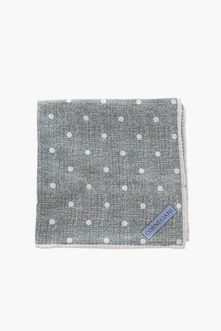 Silk Pocket Square with Double Pattern