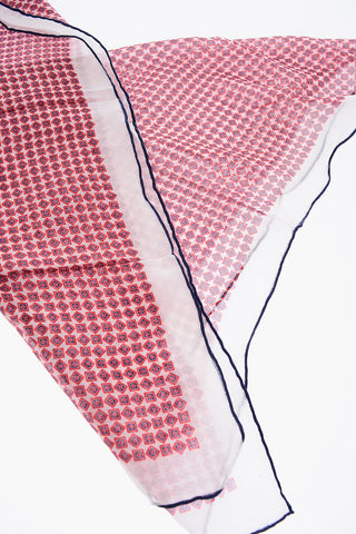 geometric patterned foulard