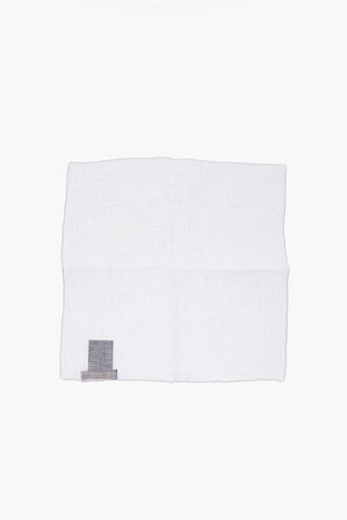 solid color flax pocket square