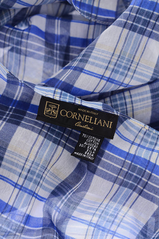 Tartan Motif Cotton and Silk Foulard