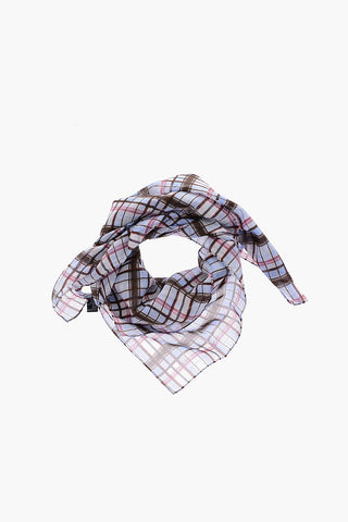 Foulard con Motivo Tartan