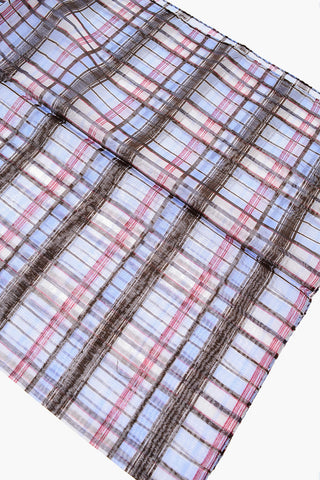 Foulard con Motivo Tartan