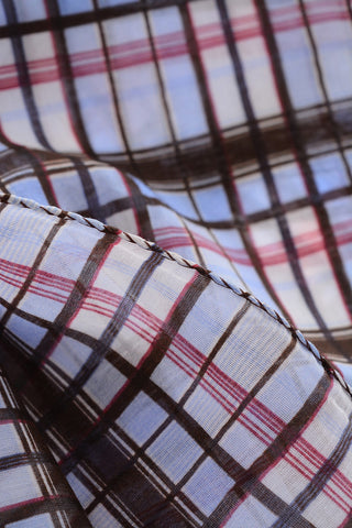 Foulard con Motivo Tartan