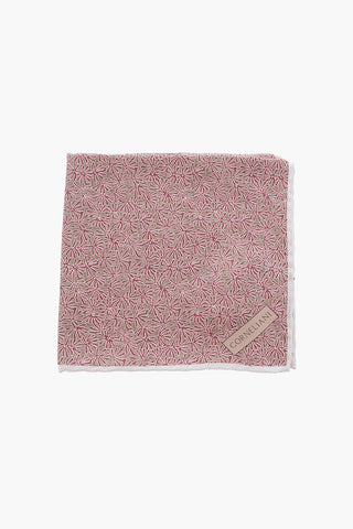 patterned silk pocket square