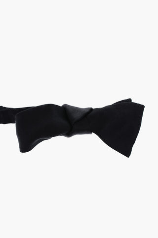 GIORGIO ARMANI silk self bow tie