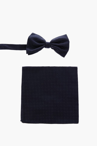 CC COLLECTION pin dots solid color bow tie