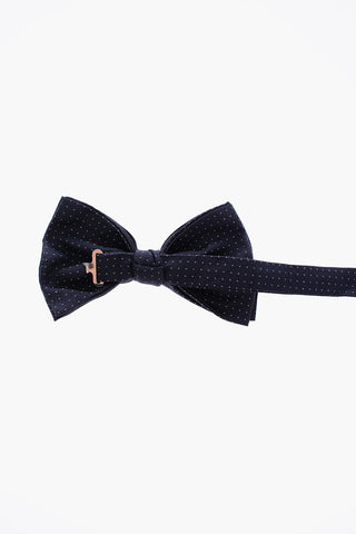 CC COLLECTION pin dots solid color bow tie