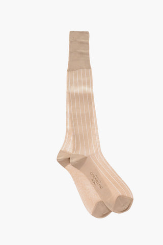 striped long socks