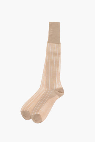 striped long socks