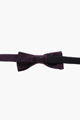 CC COLLECTION Papillon in seta e cotone a fantasia