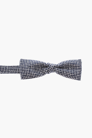 CC COLLECTION papillon pied-de-poule in seta
